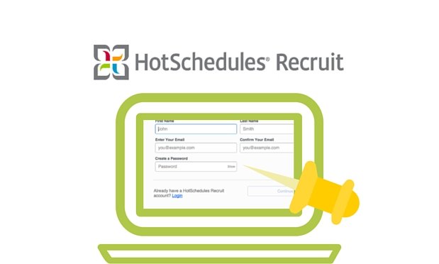 blog hotschedules recruit web app