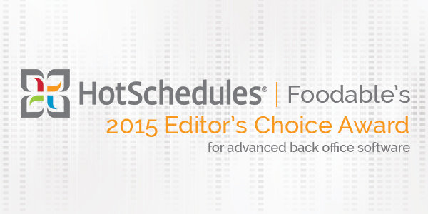 news hotschedules editors choice for advanced back office software 2015
